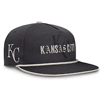 Men's Fanatics Graphite Kansas City Royals Gapper Snapback Hat
