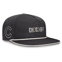 Men's Fanatics Graphite Chicago Cubs Gapper Snapback Hat