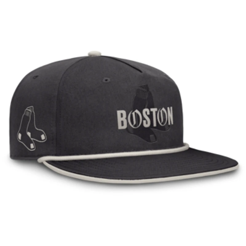 Men's Fanatics Graphite Boston Red Sox Gapper Snapback Hat