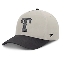 Men's Fanatics Stone/Graphite Texas Rangers Wonder A-Frame Adjustable Hat