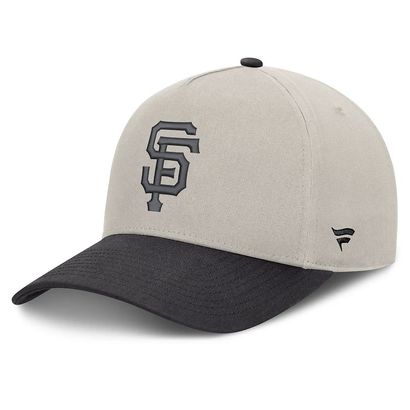 Men's Fanatics Stone/Graphite San Francisco Giants Wonder A-Frame Adjustable Hat