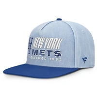Men's Fanatics  Denim New York Mets Twinbill Snapback Hat