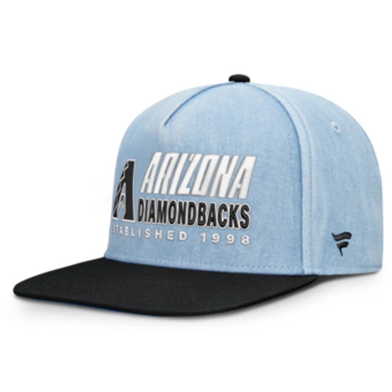 Men's Fanatics  Denim Arizona Diamondbacks Twinbill Snapback Hat