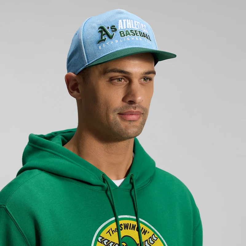 Men's Fanatics Denim Athletics Twinbill Snapback Hat