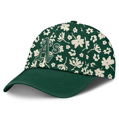 Women's Fanatics  Green Athletics Blossom Adjustable Hat