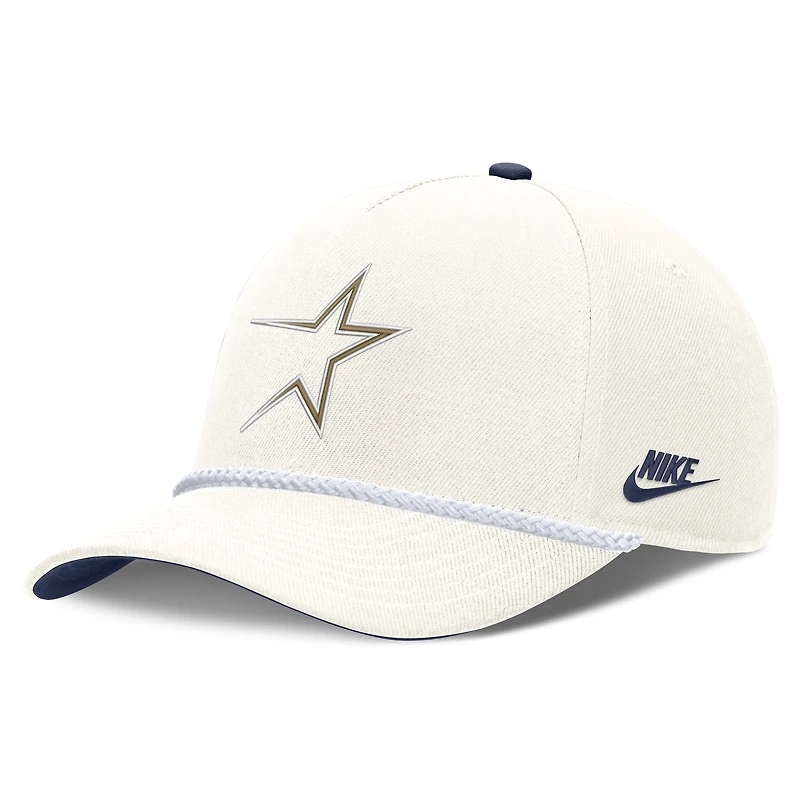 Men's Nike Cream Houston Astros Cooperstown Rise Adjustable Hat