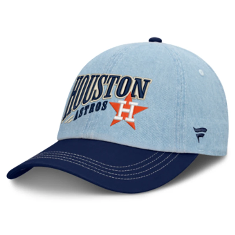 Men's Fanatics  Denim Houston Astros Retire Adjustable Hat