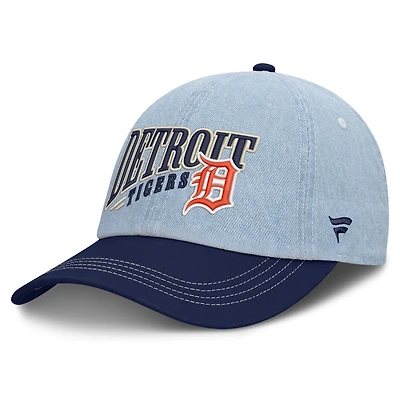 Men's Fanatics  Denim Detroit Tigers Retire Adjustable Hat