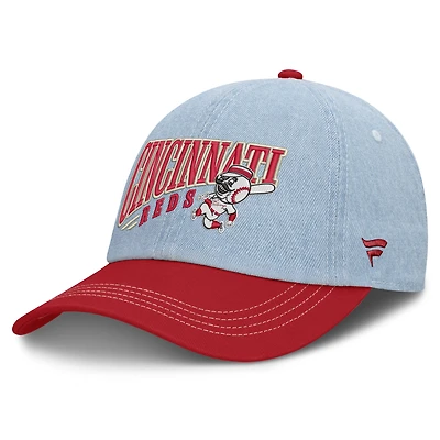 Men's Fanatics  Denim Cincinnati Reds Retire Adjustable Hat