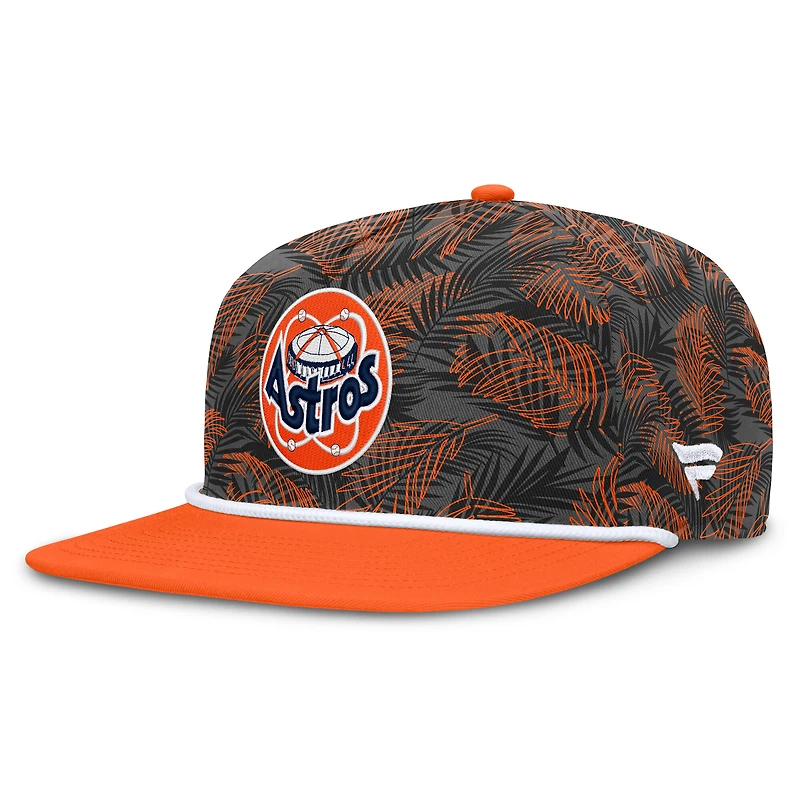 Men's Fanatics Gray/Orange Houston Astros Spring Training Moon Golfer Adjustable Hat