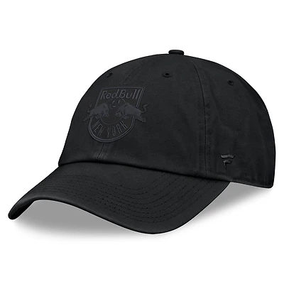 Men's Fanatics  Black New York Red Bulls Tinge Dad Adjustable Hat