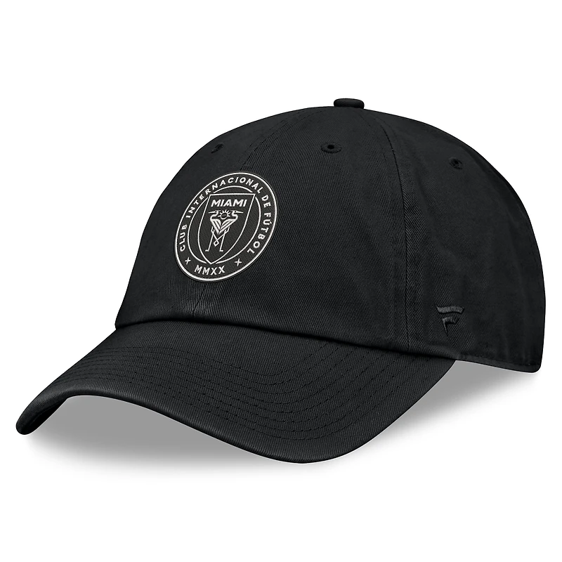 Men's Fanatics  Black Inter Miami CF Tinge Dad Adjustable Hat