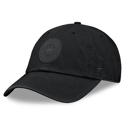 Men's Fanatics  Black Charlotte FC Tinge Dad Adjustable Hat