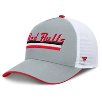 Men's Fanatics Gray New York Red Bulls Knuckle Trucker Adjustable Hat