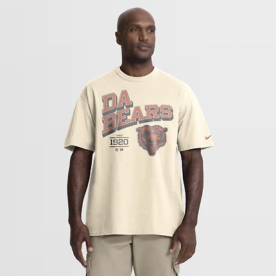 Men's Nike Natural Chicago Bears Vintage Mod Blown Away Max90 T-Shirt