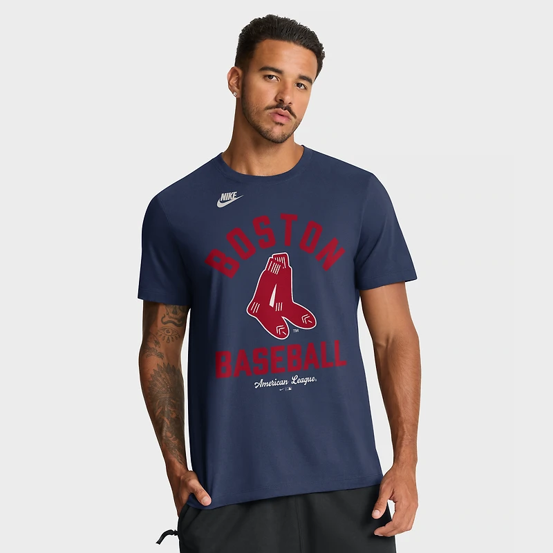Men's Nike Navy Boston Red Sox Cooperstown Collection T-Shirt