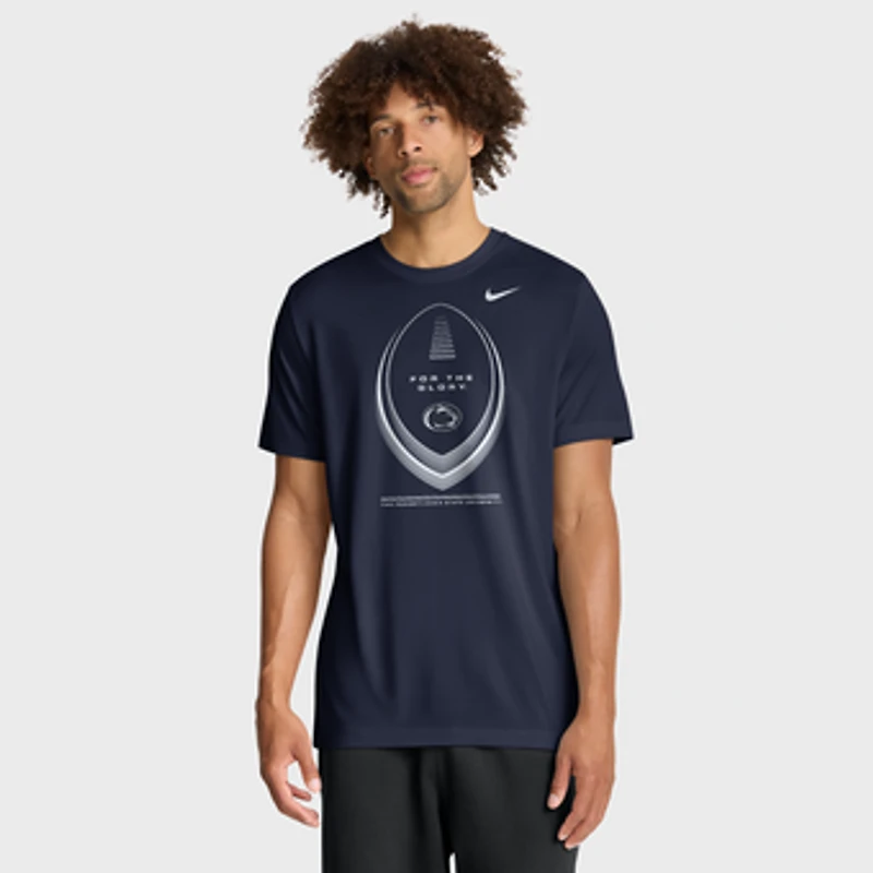 Men's Nike Navy Penn State Nittany Lions Primetime Legend Football Icon Dri-FIT T-Shirt