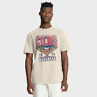 Men's Fanatics Tan Chicago Cubs Stadium Slub T-Shirt