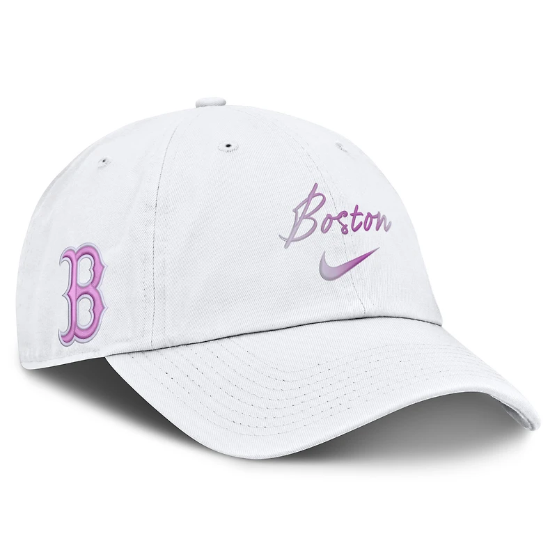 Women's Nike White Boston Red Sox Mother’s Day Club Adjustable Hat
