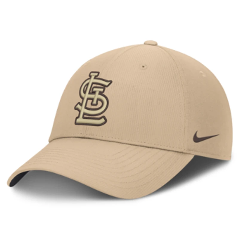 Men's Nike Khaki St. Louis Cardinals Desert Ripstop Club Adjustable Hat