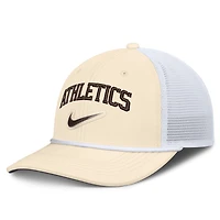 Men's Nike Natural/White Athletics Rise Dri-FIT Trucker Adjustable Hat​