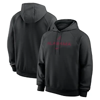Men's Nike Black Alabama Crimson Tide Premium Performance Raglan Dri-FIT Hoodie