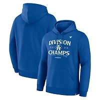 Men's Fanatics  Royal Los Angeles Dodgers 2025 NL West Division Champions Locker Room Hoodie