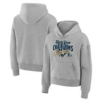 Women's Fanatics  Steel Los Angeles Dodgers 2025 World Series Champions Locker Room Replica Hoodie
