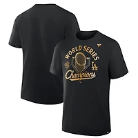 Men's Fanatics Black Los Angeles Dodgers 2025 World Series Champions Locker Room Parade T-Shirt
