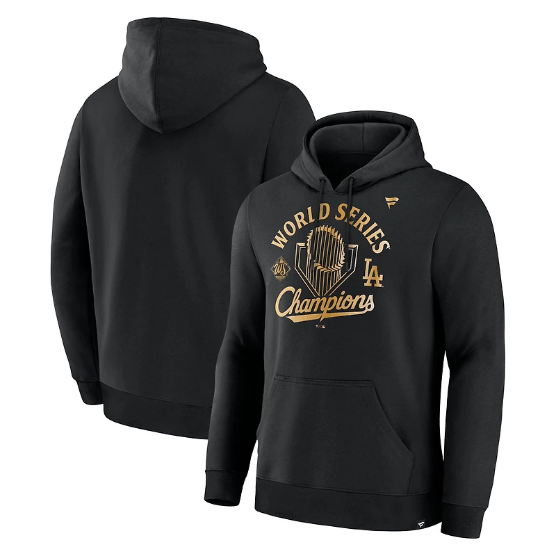 Men's Fanatics Black Los Angeles Dodgers 2025 World Series Champions Locker Room Parade Hoodie