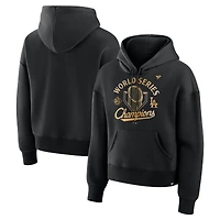 Women's Fanatics  Black Los Angeles Dodgers 2025 World Series Champions Locker Room Parade Hoodie