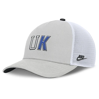 Unisex Nike Gray Kentucky Wildcats 2026 Basketball Refresh 5-Panel Rise Trucker Hat
