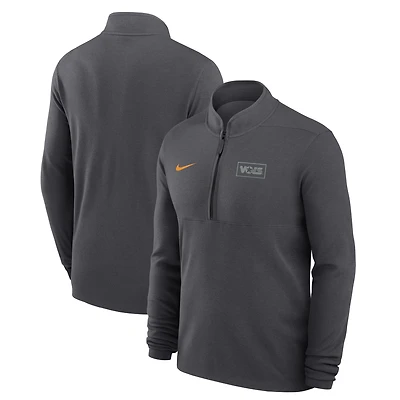 Men's Nike Smokey Grey Tennessee Volunteers Victory Dri-FIT Half-Zip Pullover