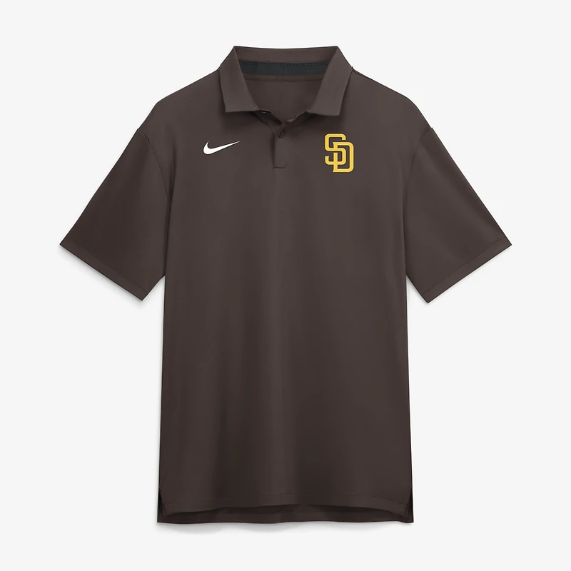 Men's Nike Brown San Diego Padres Tour Dri-FIT Polo