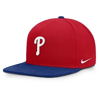 Men's Nike  Red/Royal Philadelphia Phillies Primetime Pro Dri-FIT Snapback Hat