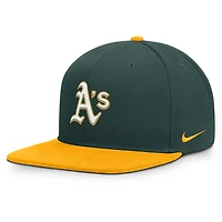 Men's Nike  Green/Gold Athletics Primetime Pro Dri-FIT Snapback Hat