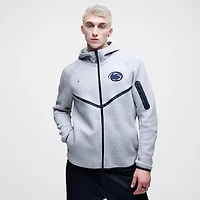 Men's Nike Heather Gray Penn State Nittany Lions Tech Fleece Full-Zip Windrunner Hoodie