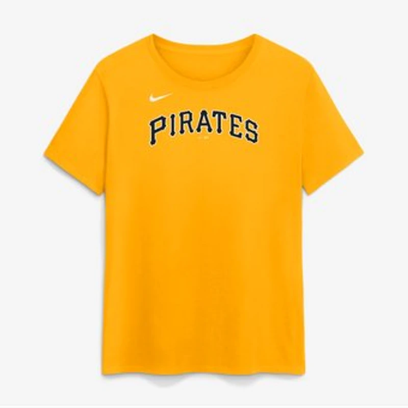 Women's Nike Gold Pittsburgh Pirates Wordmark T-Shirt