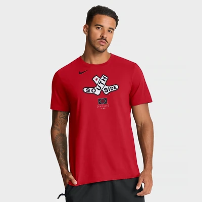 Men's Nike Red Chicago White Sox City Connect Large Logo T-Shirt
