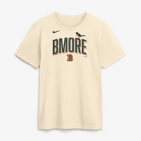 Men's Nike Cream Baltimore Orioles 2026 City Connect Wordmark T-Shirt