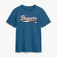Men's Nike Royal Milwaukee Brewers 2026 City Connect Wordmark T-Shirt