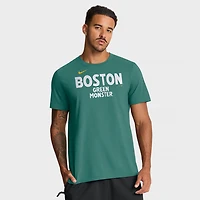 Men's Nike Green Boston Red Sox City Connect Wordmark T-Shirt