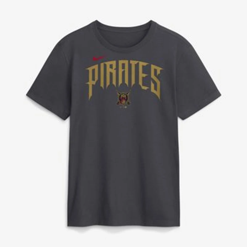 Men's Nike Anthracite Pittsburgh Pirates 2026 City Connect Wordmark T-Shirt