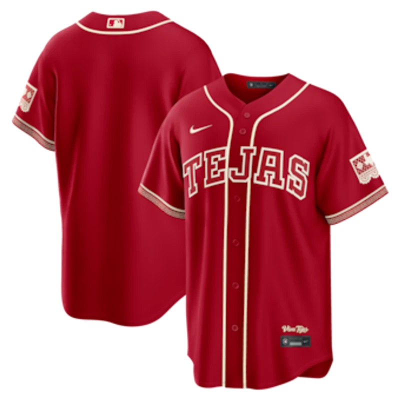 Men's Nike Red Texas Rangers 2026 City Connect Stadium Jersey