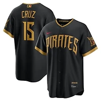 Men's Nike Oneil Cruz Black Pittsburgh Pirates 2026 City Connect Stadium Jersey