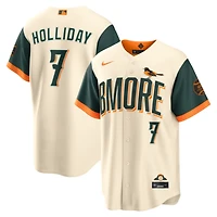 Men's Nike Jackson Holliday Cream Baltimore Orioles 2026 City Connect Stadium Jersey