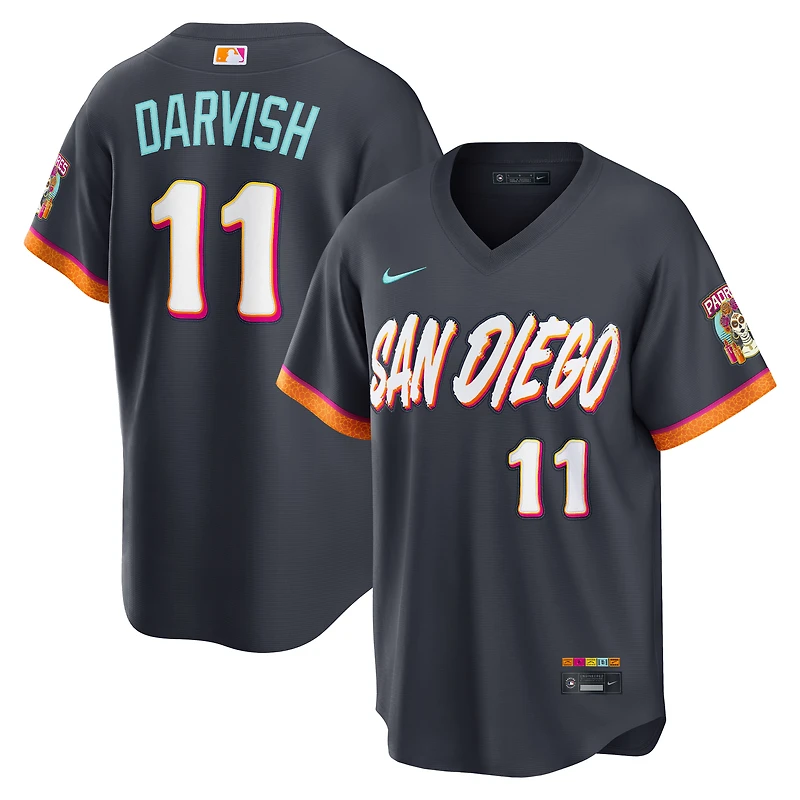 Men's Nike Yu Darvish Obsidian San Diego Padres 2026 City Connect Stadium Jersey