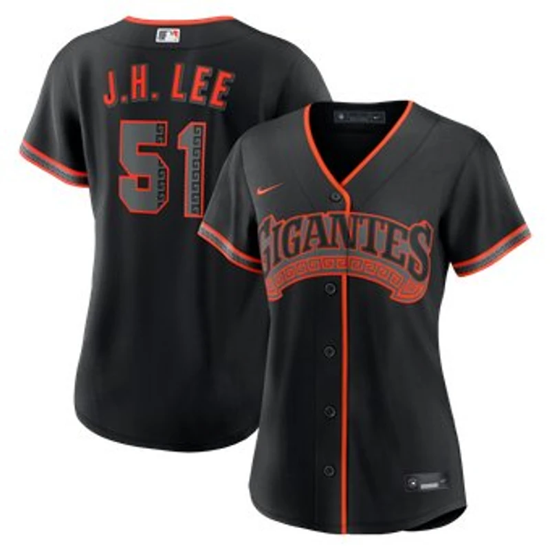 Women's Nike Jung Hoo Lee Black San Francisco Giants Alternate Replica Jersey