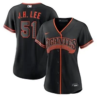 Women's Nike Jung Hoo Lee Black San Francisco Giants Alternate Replica Jersey