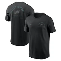 Men's Nike Black Philadelphia Eagles Split Logo T-Shirt